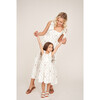 The Elizabeth Girls Dress, White Floral Vine - Dresses - 4