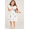The Kylie Girls Dress, Blue Heirloom Floral - Dresses - 5