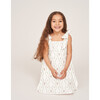 The Elizabeth Girls Dress, White Floral Vine - Dresses - 7
