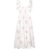 The Women's Elizabeth Dress, Pink Heirloom Floral - Dresses - 1 - thumbnail