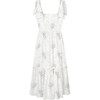 The Women's Elizabeth Dress, Celadon Heirloom Floral - Dresses - 1 - thumbnail