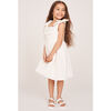 The Elizabeth Girls Dress, White - Dresses - 4