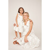 The Women's Elizabeth Dress, White Floral Vine - Dresses - 2