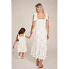 The Women's Elizabeth Dress, White Floral Vine - Dresses - 3