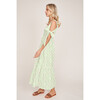 The Women's Audrey Dress, Celadon Floral Vine - Dresses - 2