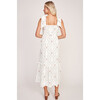 The Women's Elizabeth Dress, White Floral Vine - Dresses - 5