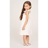 The Elizabeth Girls Dress, White - Dresses - 7