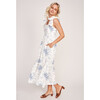 The Women's Elizabeth Dress, Blue Heirloom Floral - Dresses - 3