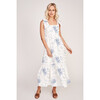 The Women's Elizabeth Dress, Blue Heirloom Floral - Dresses - 5