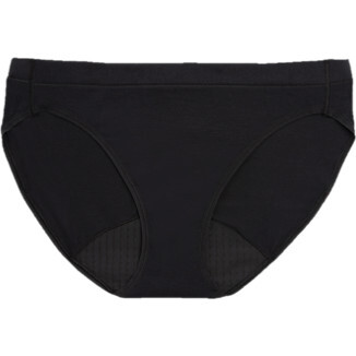 Leak Proof Comfort Period Bikini Underwear, Volcanic Black