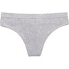 Leak Proof Period Thong, Pebble Grey - Period Underwear - 1 - thumbnail