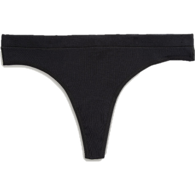 Leak Proof Comfort Period Thong, Volcanic Black - Period Underwear - 1