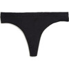 Leak Proof Comfort Period Thong, Volcanic Black - Period Underwear - 1 - thumbnail