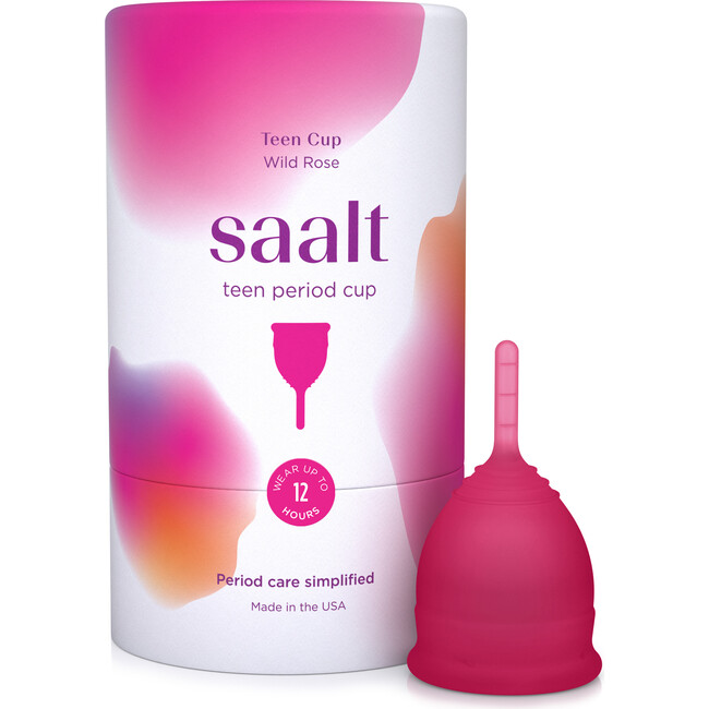 Saalt Teen Menstrual Cup, Wild Rose - Saalt Period Care | Maisonette