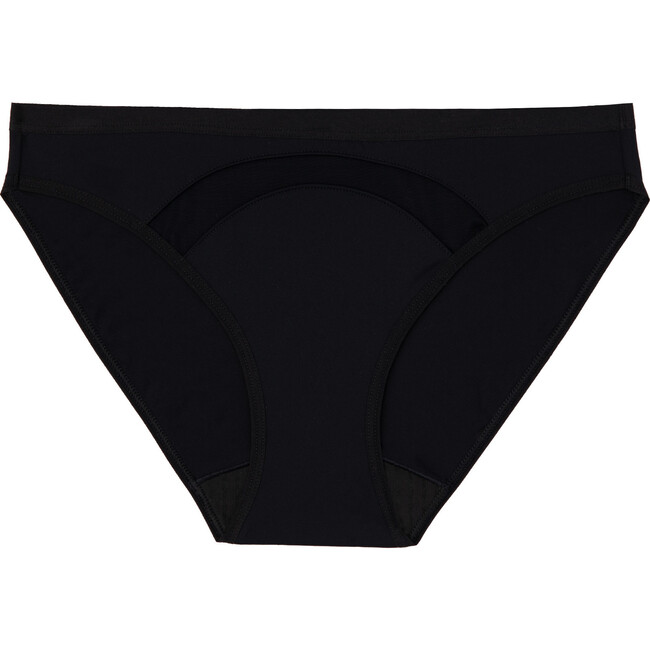 Leak Proof Period Bikini Underwear, Volcanic Black