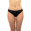 Leak Proof Period Thong, Volcanic Black - Period Underwear - 2