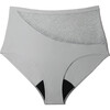 Leak Proof High Waisted Period Brief, Pebble Grey - Period Underwear - 1 - thumbnail