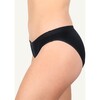 Leak Proof Comfort Period Bikini Underwear, Volcanic Black - Period Underwear - 3
