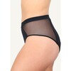 Leak Proof Period French Cut High Waist, Volcanic Black - Period Underwear - 3