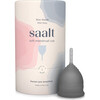 Saalt Soft Menstrual Cup, Mist Grey - Menstrual Cups - 1 - thumbnail