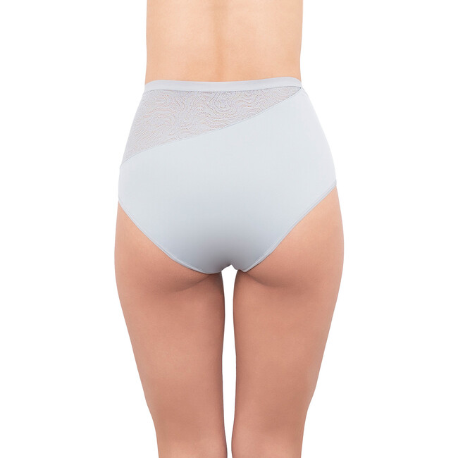 Leak Proof High Waisted Period Brief, Pebble Grey - Period Underwear - 4