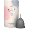 Saalt Soft Menstrual Cup, Mist Grey - Menstrual Cups - 4 - thumbnail