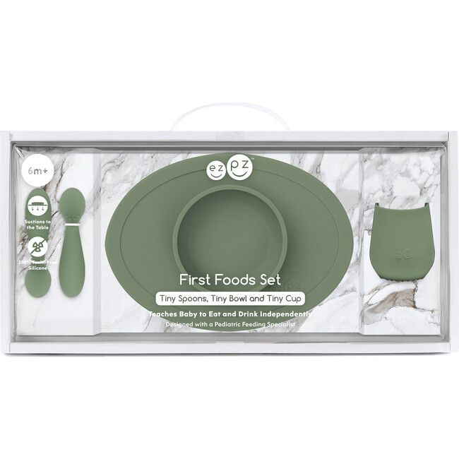 First Foods Set, Olive - Tableware - 1