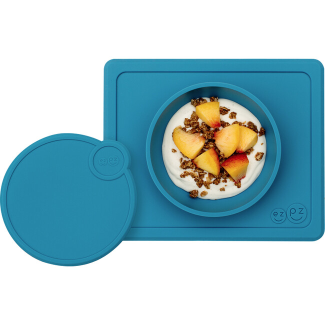 Mini Bowl Lid, Blue - Tableware - 3