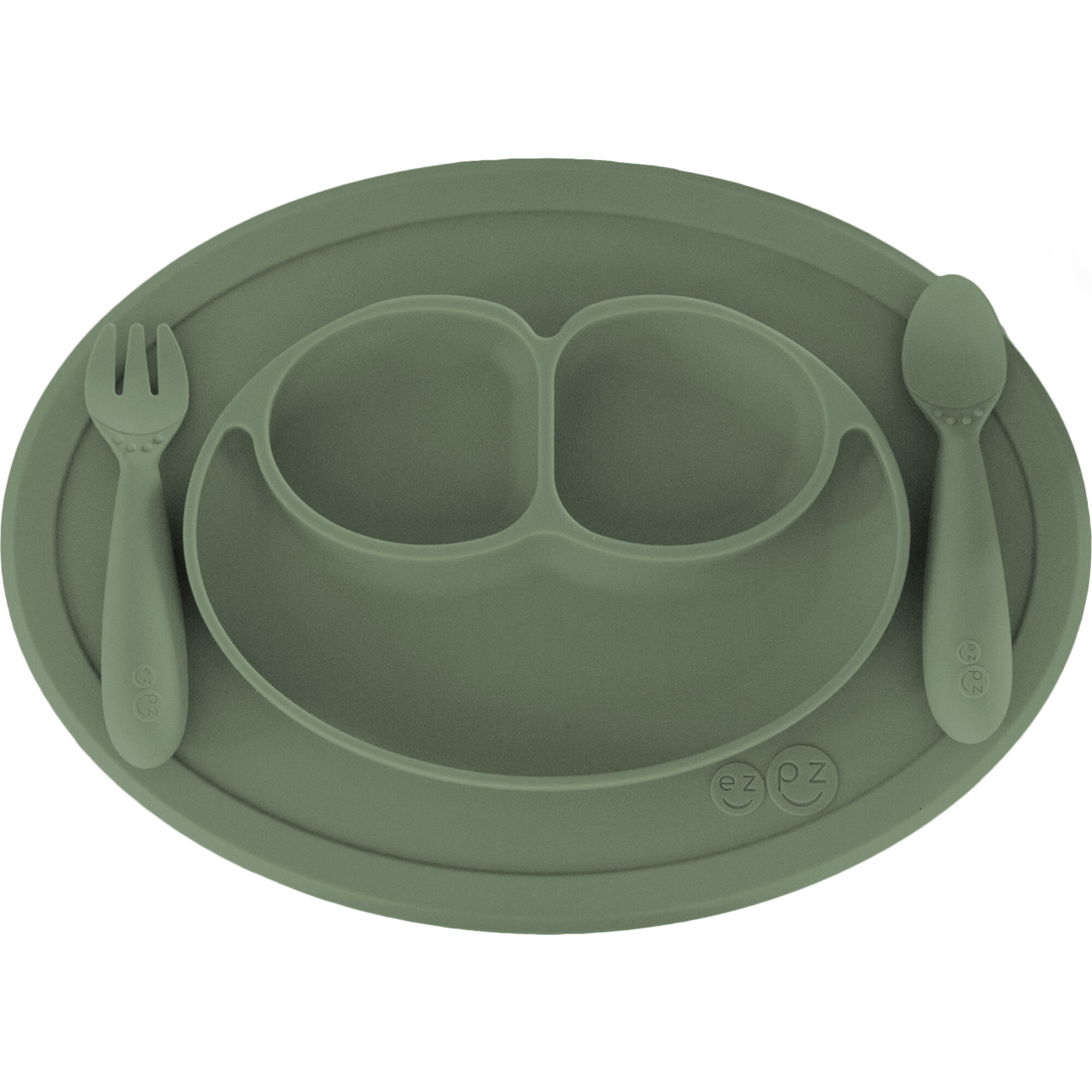 Ezpz Mini Feeding Set - Olive