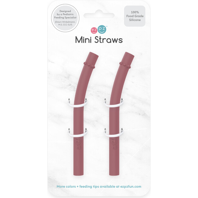 Straw Replacement Pack, Mauve - Food Storage - 1