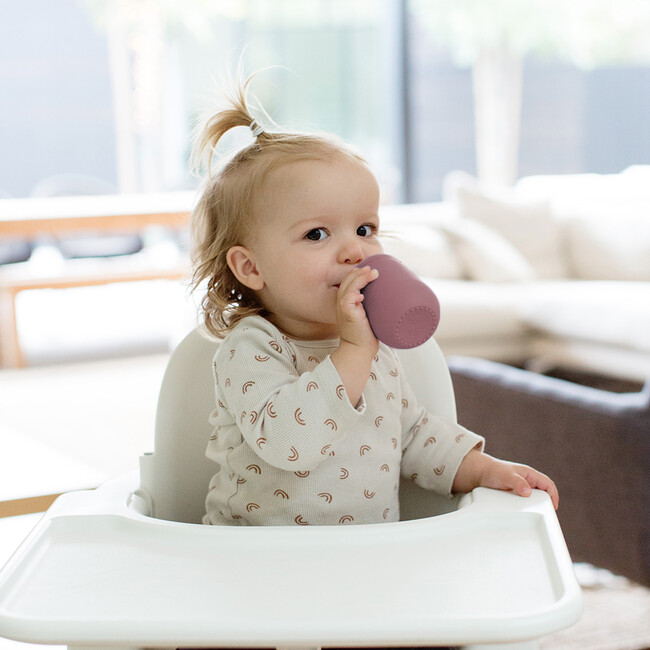 Mini Cup & Straw, Mauve - Tableware - 5