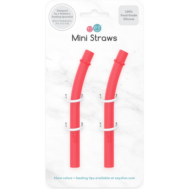 Straw Replacement Pack, Coral