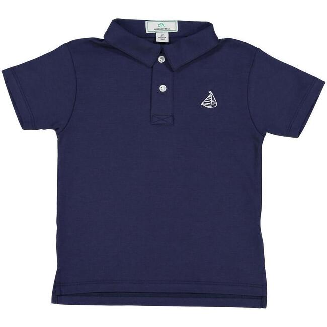 Henry Short Sleeve Polo, Medieval Blue - Tees - 1