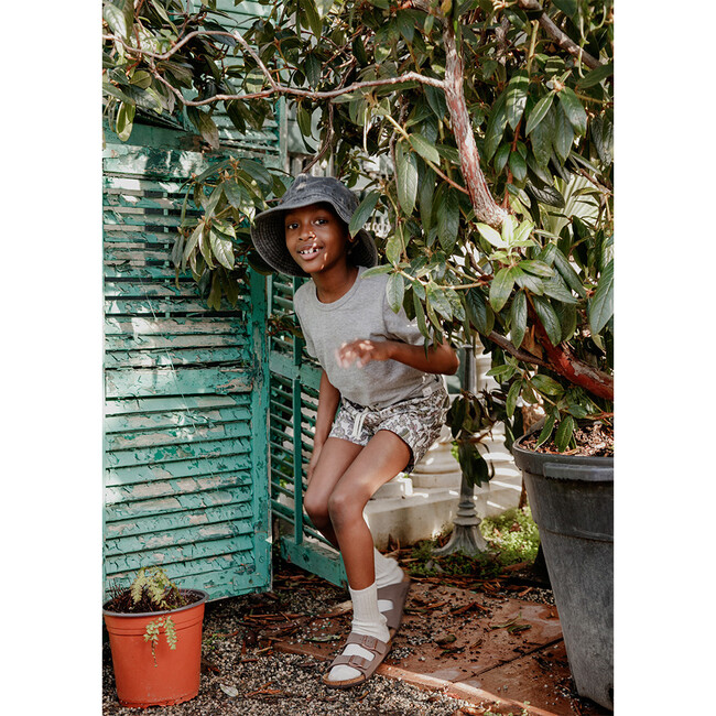 Coeur Boxy Tee, Heather Grey - T-Shirts - 3