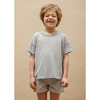 Coeur Boxy Tee, Heather Grey - T-Shirts - 6