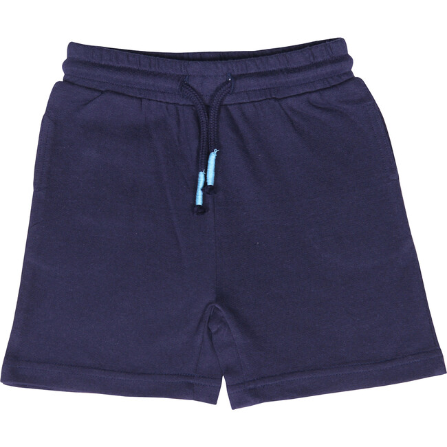 Knit Jogger Short, Navy - Shorts - 1