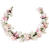 Flower & Pearl Hair Wreath, Pink - Hair Accessories - 1 - thumbnail