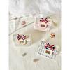 Stripped Bow Little Lady Tweed Bag, Pink - Bags - 2