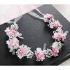 Flower & Pearl Hair Wreath, Pink - Hair Accessories - 2 - thumbnail
