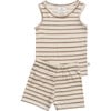 Merino Wool Short Johns, Dune Stripe - Mixed Apparel Set - 1 - thumbnail