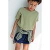 Linen Track Shorts, Marine - Shorts - 4