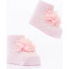 3pc Tulle Pom Socks Set, Pink - Socks - 6