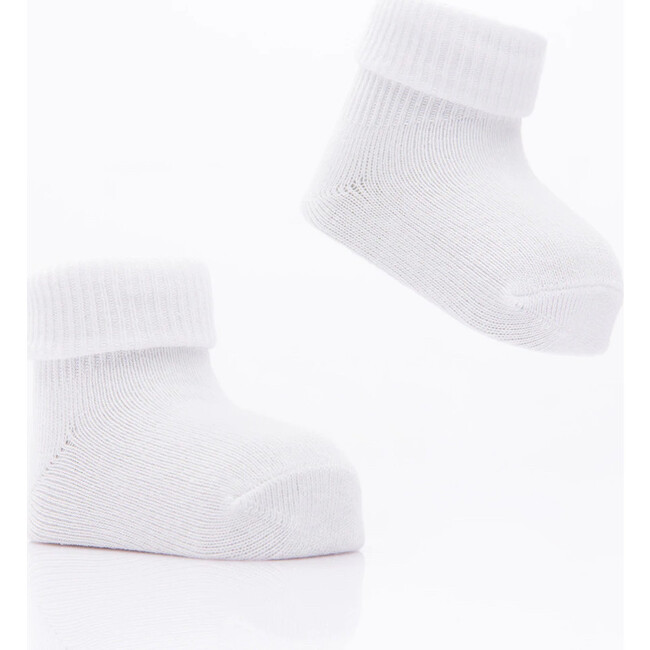 3pc Cuff Socks Set, Blue - Socks - 4