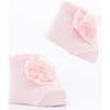 3pc Lace Bow Socks Set, Pink - Socks - 6