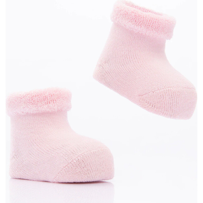 3pc Cuff Socks Set, Pink - Socks - 6
