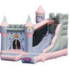 Princess Enchanted Castle With Slide Bounce House - Outdoor Games - 1 - thumbnail