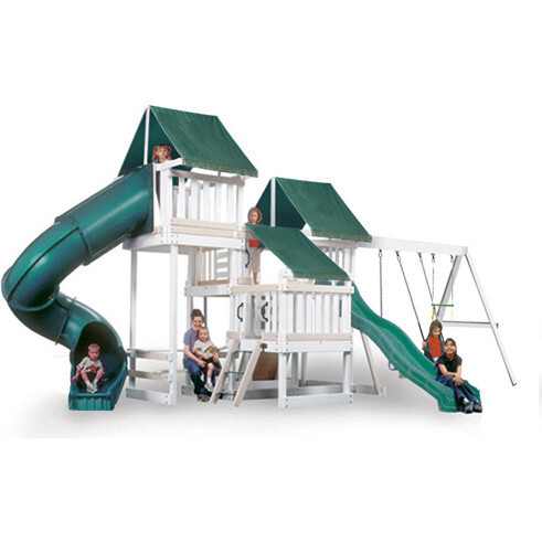 Congo Monkey Playsystem #4 White/Sand With Green Accessories - Outdoor Games - 1