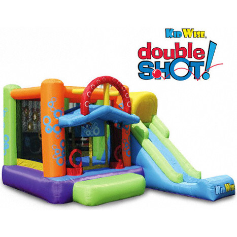 Double Shot™ Bounce House - Outdoor Games - 1