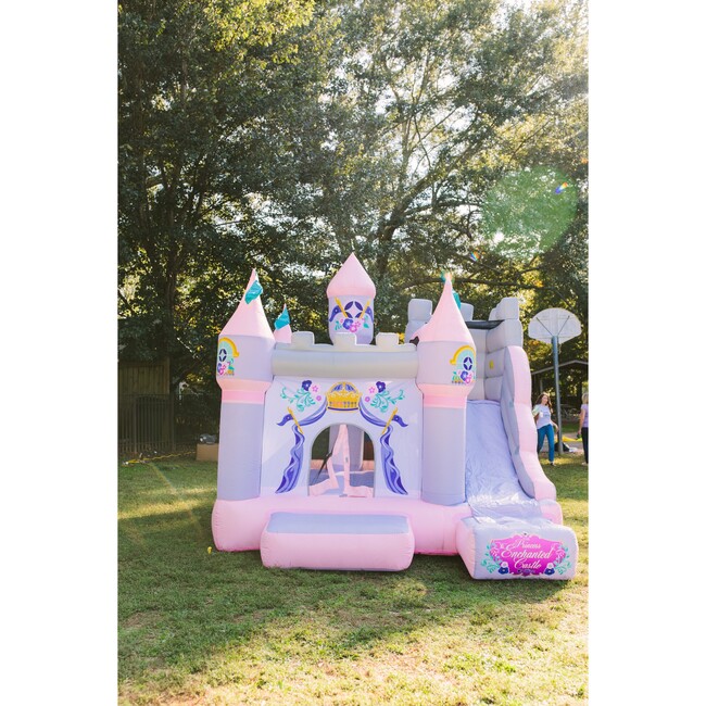 Princess Enchanted Castle With Slide Bounce House