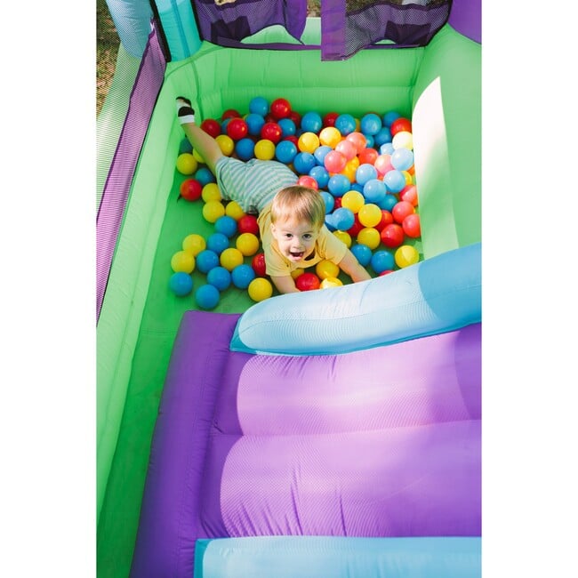 Zoo Park Inflatable Bounce House With Ball Pit - Outdoor Games - 3